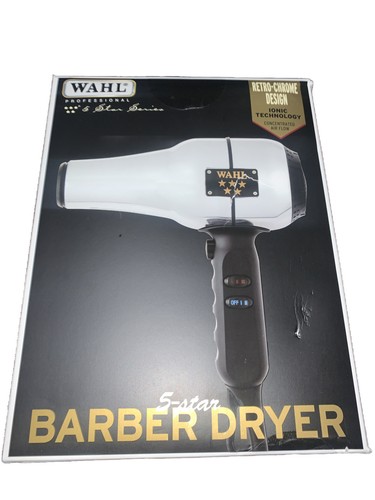 Wahl Professional 5-Star Series Ionic Retro-Chrome Design Barber Hair Dryer