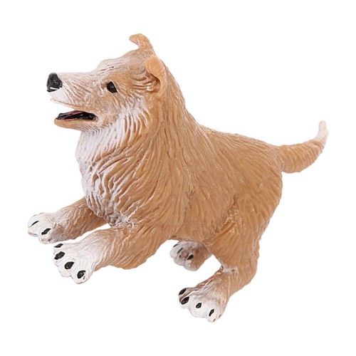 Hunde Figuren Hunde Tiere Spielzeug Set Collie Hund Skulptur Collie Hund Modell - Bild 6 von 12
