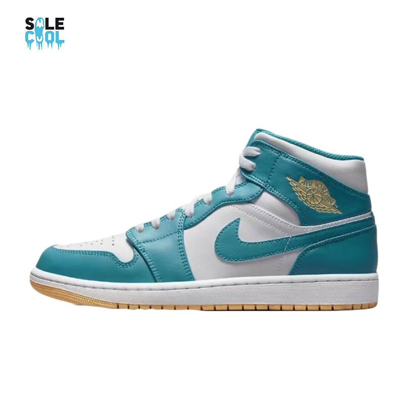 Nike Air Jordan 1 AJ1 Mid Aquatone GS Youth shoes  DQ8423-400 men's DQ8426-400 thumbnail 7