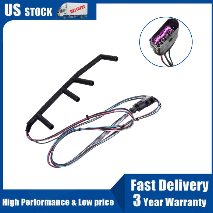 4 Wire Glow Plug Wiring Harness 038971220C For VW Golf Jetta Beetle TDI GLS 1.9L