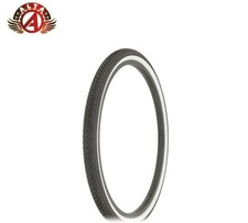 ALTA Bicycle 24" x 1.75" S-2 Tire WhiteWall Schwinn Style CLASSIC Mini BRICK.