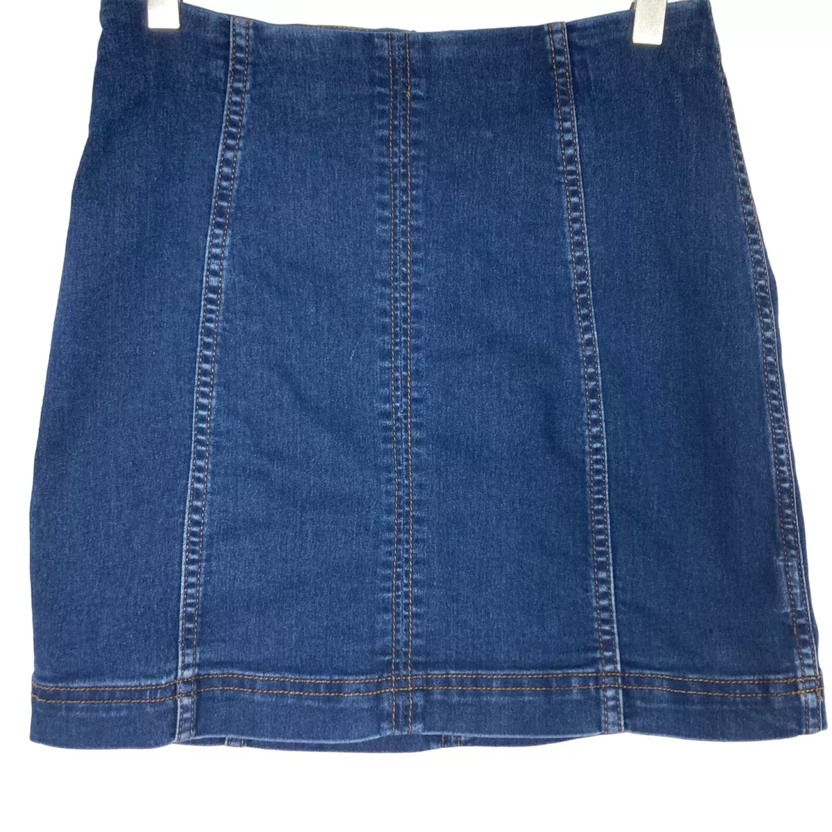 Denim pencil mini skirt deals