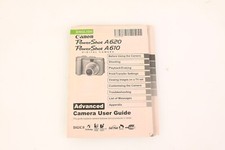 Canon Powershot A620/610 Manuals