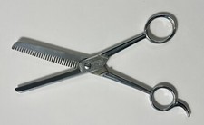 Vintage MARKS 948 Chrome Plated thinning shears barber tool scissors