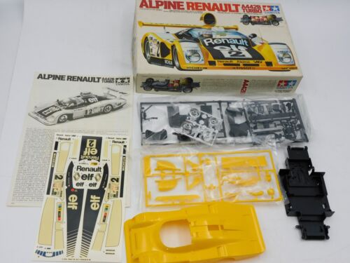 Tamiya Renault Alpine A442B Turbo 1/24 Vintage Plastique Kit Started W Boîte - Photo 1/5
