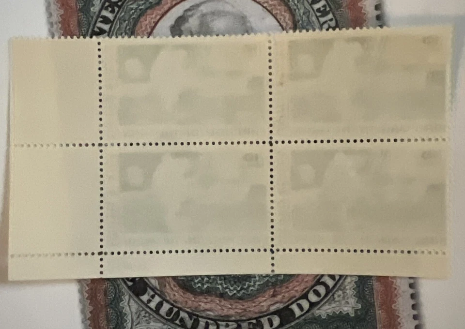 C-76 Plate Block Airmail Stamps - Image 2 of 2