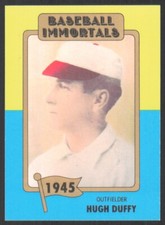1980 SSPC Baseball Immortals 1st Printing Hugh Duffy #34
