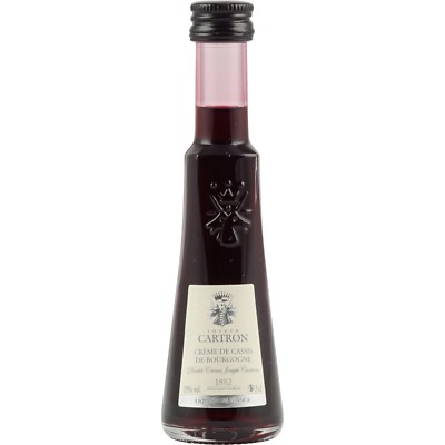 Joseph Cartron Creme de Cassis Likör 0,03 Liter 19 % Vol.