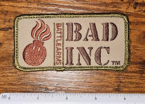 Battle Arms Bad Inc Velkro Back Militia Tactical Uniform Morale Patch