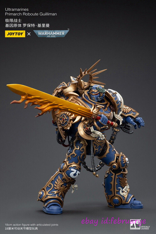 Joytoy 1/18 Ultramarines Primarch Roboute Guilliman Action Figures