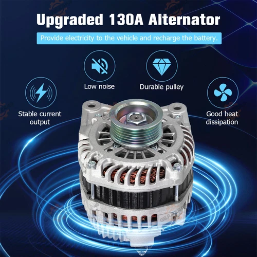 For Ford Falcon BF FG FGX 2005-2016 Territory SY 4.0L 6cyl 130 AMP Alternator BR - Picture 9 of 18