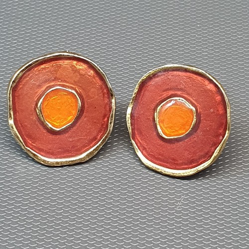 VENDU - Superbes Boucles D'oreille Vintages Avec Perles - Le Grenier De Lisette