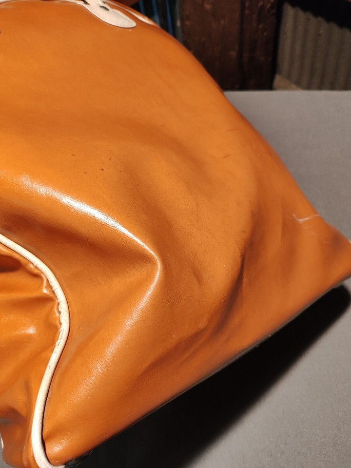 Brunswick Pearl Bowling Ball With Tan Bag and Brown Ladies Shoes 13 LBS