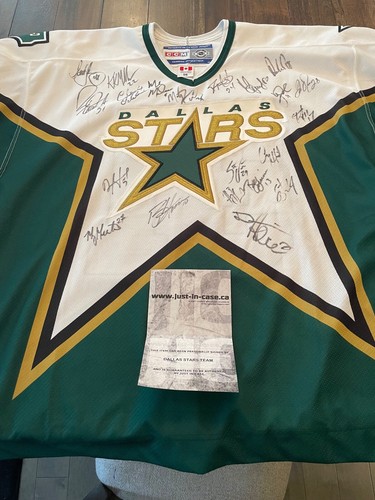 Dallas Stars 99 team signed jersey w/JIC COA (21 signatures!!!) CCM pro jersey