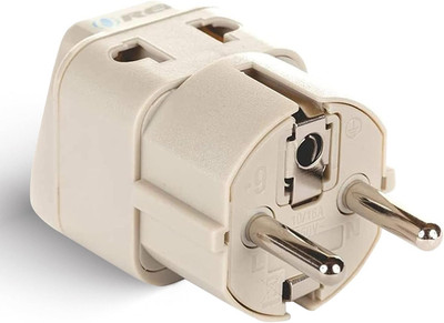 European Power Adapter Plug, Perfect for Travel to Europe, Germany, France, Spai
