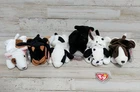 Beanie Babies Lot Of 6 Dogs - Vintage - Butch,Scottie,Bruno,Dottie,Doby,Spot