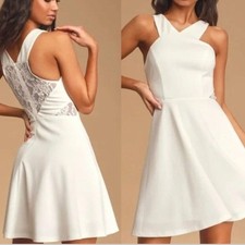 NWT Lulu’s Women's Dress  White Size Small