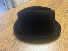 Vintage 1960s Men's Black Fedora - Genuine Fur Felt Hat by Empire State Hats — photo 3