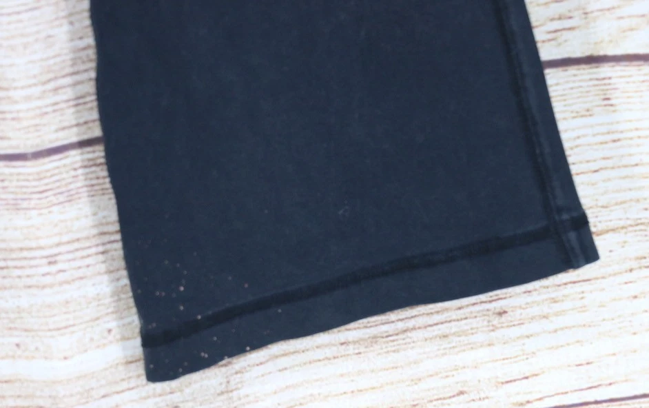 Pantalones de pierna acampanados de yoga plegables talla pequeña Y2K Core para mujer negros Foto 4 de 4