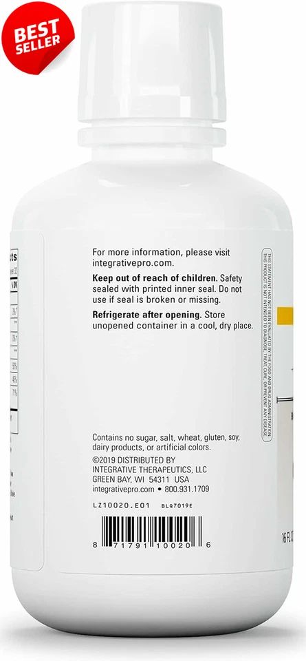 Calcio líquido magnesio 2:1 soporte óseo naranja vainilla sin azúcar EE. UU. Foto 3 de 4