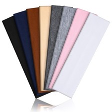 8 Pack Non-Slip Headbands for Women - Soft Elastic Hair Bands for Yoga  Running