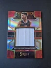 Shai Gilgeous-Alexander 2022-23 Panini Select Throwback Jersey Silver #TM-SG MVP