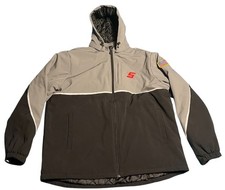 Nice Snap-On Tools Grey  Black Insulated Winter Jacket W/ Removable Hood XL