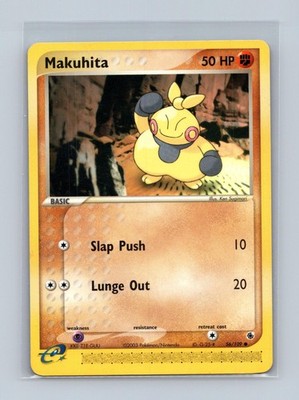 Makuhita 56/109 Common Ruby & Sapphire Pokemon Lightly Played