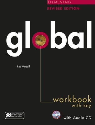 Global Elementary workbook with key Rev Ed - Rob Metcalf - PBK - Very Good