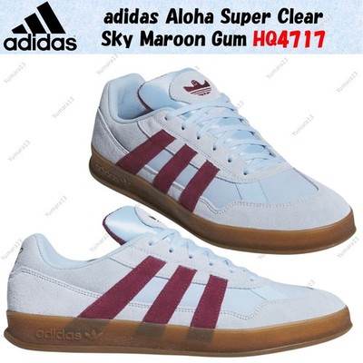 adidas Aloha Super Clear Sky Maroon Gum HQ4717 Herren Gr.