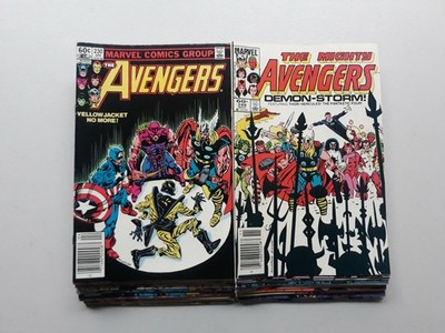 Avengers 230-275 Lot Of 36 Marvel Comics MCU Mid-grade or Higher, Most Higher 