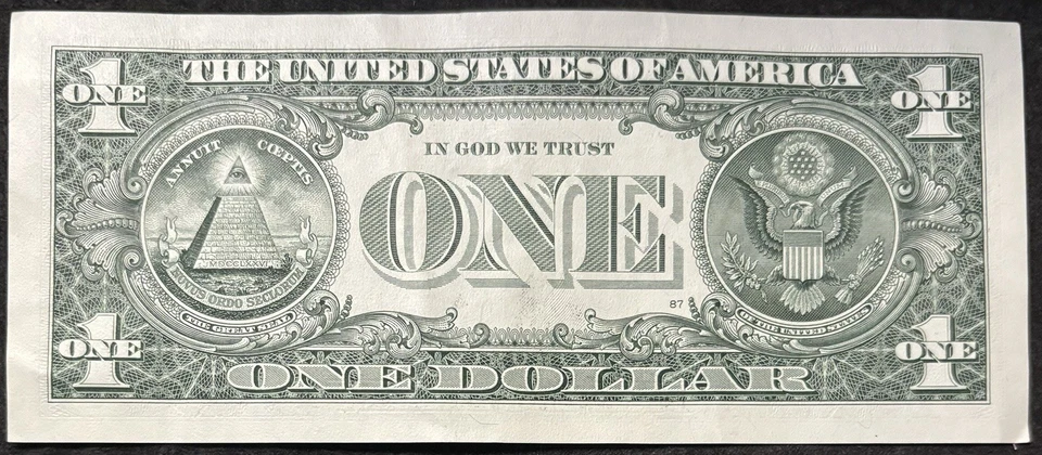 2021 San Francisco $1 Bill Fancy April 8th 1999 Birthday/Anniversary Note - Image 2 of 2