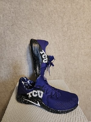 Nike Free TR 8 TCU Horned Frogs Running Shoes AR0411 500 Purple Men's Sz 14 EUC
