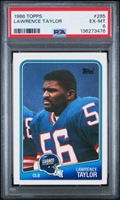 1988 TOPPS #285 LAWRENCE TAYLOR PSA 6