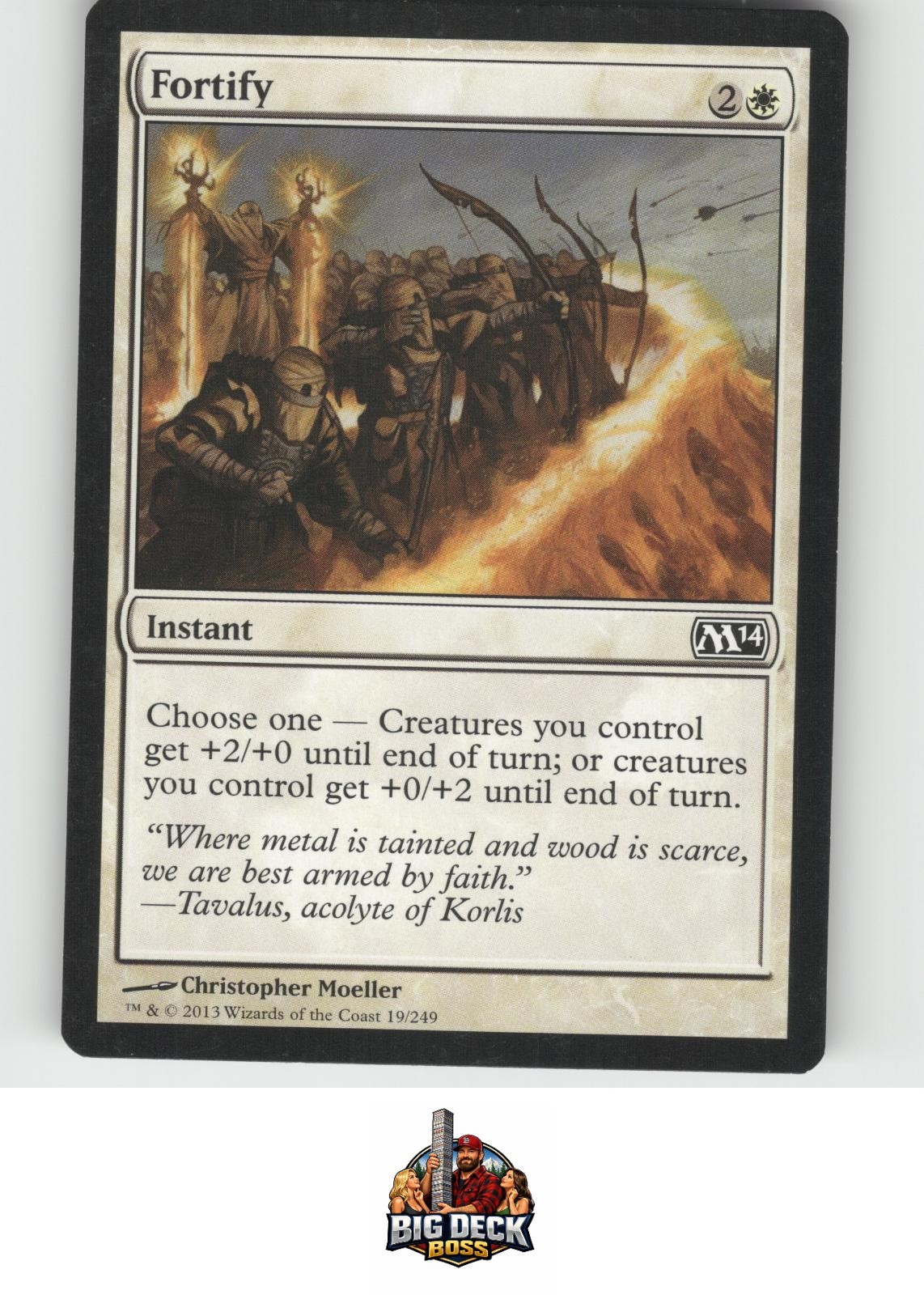 Fortify Magic 2014 (M14) Common 19 MTG Lightly Played