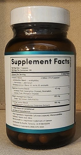 GENUINE BIO-X4 Nucific 4-in-1 Weight Loss Probiotic Diet Boost Metabolism 12/24 - Picture 2 of 4