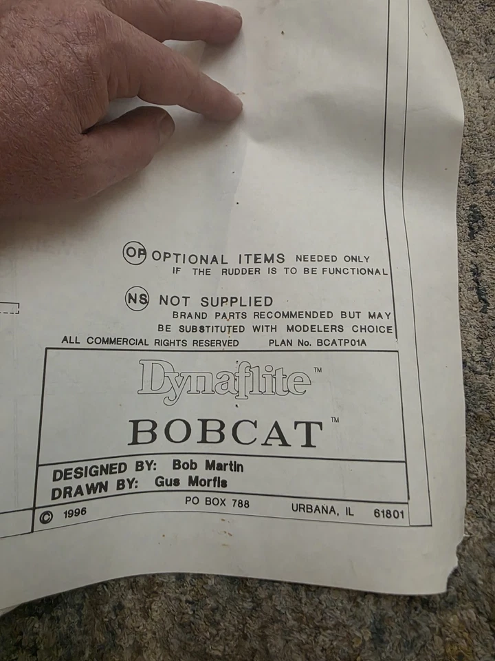 Lot X10 Model Airplane RC Plans Blueprints Carl Goldberg Corsair .40 Bob Martin - Image 4 of 4