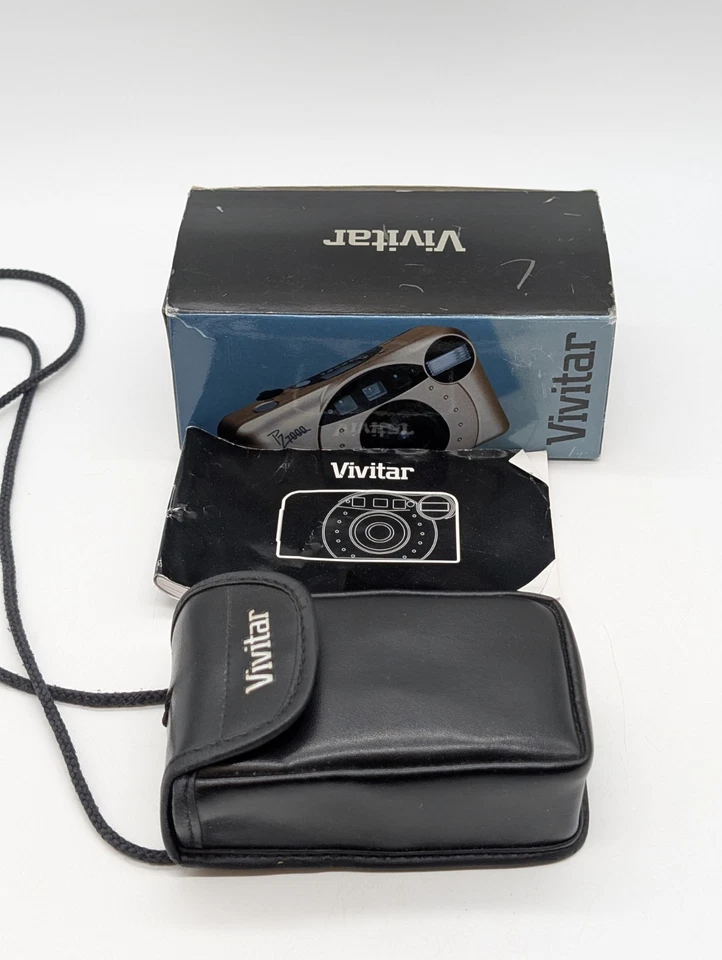 Vintage Vivitar PZ7000 Silver 35mm Film Camera, Power Tested, Film Not - Image 2 of 4