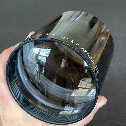 VG Projection Projector Lens 14” EF Charles Beseler Co East Orange NJ Series III