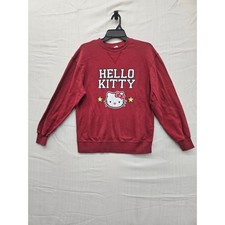 Sanrio Hello Kitty Graphic Sweatshirt Burgundy Red XXS KTHK0F5G