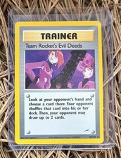 Pokemon TCG Team Rocket's Evil Deeds 103/105 Neo Destiny Unlimited LP WOTC. on eBay