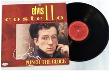 Elvis Costello Punch The Clock Signed Vinyl Album Lp ACOA