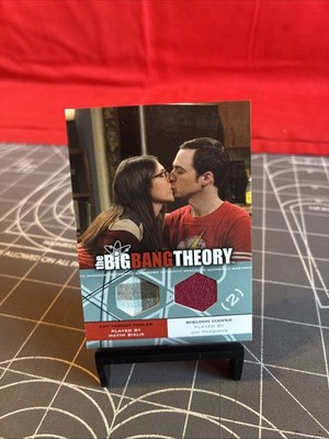 2012 Cryptozoic Big Bang Theory Amy Fowler Sheldon Cooper Dual Wardrobe Card