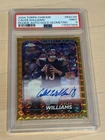 2024 Topps Chrome - Rookie Auto Caleb Williams #RA-CWI Gold Geometric /50 PSA 9