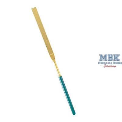 MINESHIMA MNS-I600A Titan Coating Diamond File Flat I600A (Feile)