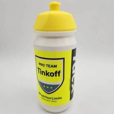 Tacx Pro Team Tinkoff Biodegradable Bike Water Bottle Lime Yellow NO PACKAGE