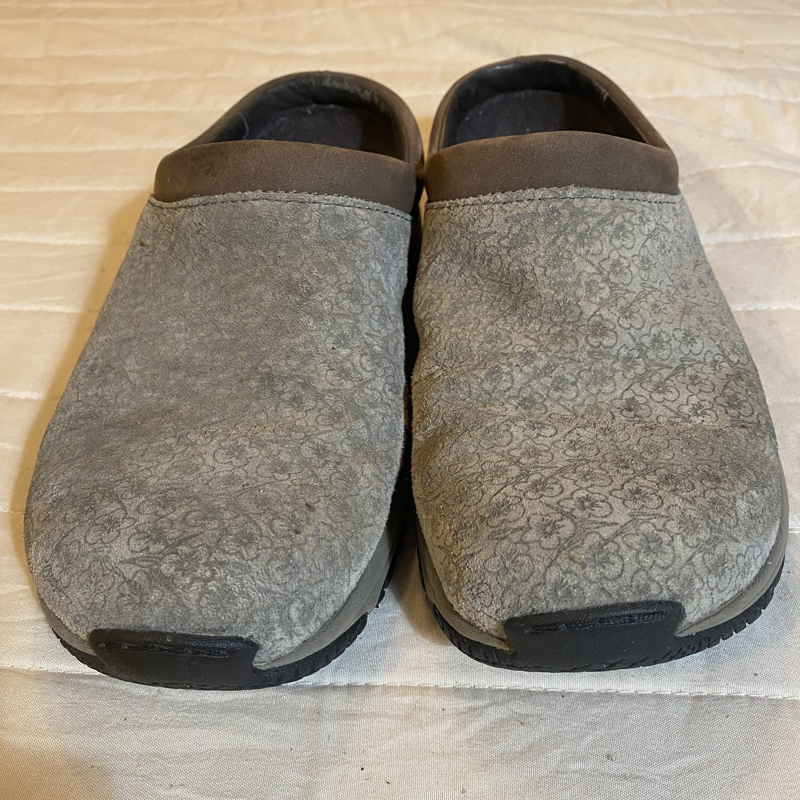 Merrell Encore Groove scarpe floreali da donna taglia 8 blu fumo zoccoli comodi