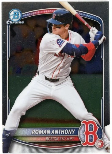 2025 Bowman Chrome Prospects Rookie Roman Anthony #147 Red Sox