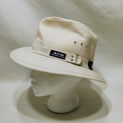Original Panama Jack Fedora Safari Outback Canvas Hat Medium USA