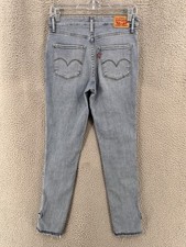 Levi's 721 Skinny Jeans High Rise Women's Size 28 Stretch Light Wash Denim 11522